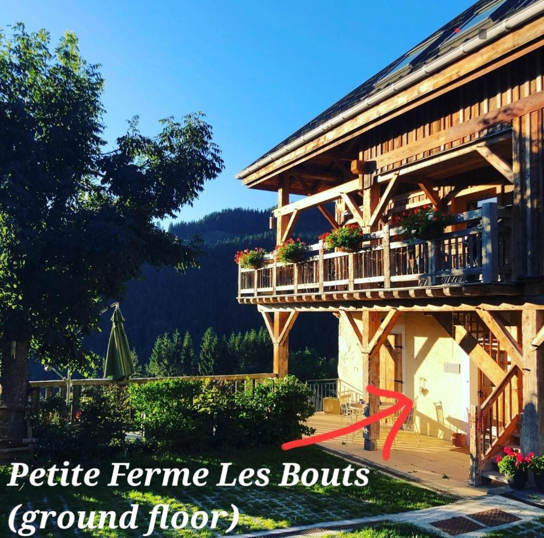'Petite Ferme Les Bouts' Apartment, Sleeps 6, Nr Morzine La Cote d'Arbroz Exterior foto